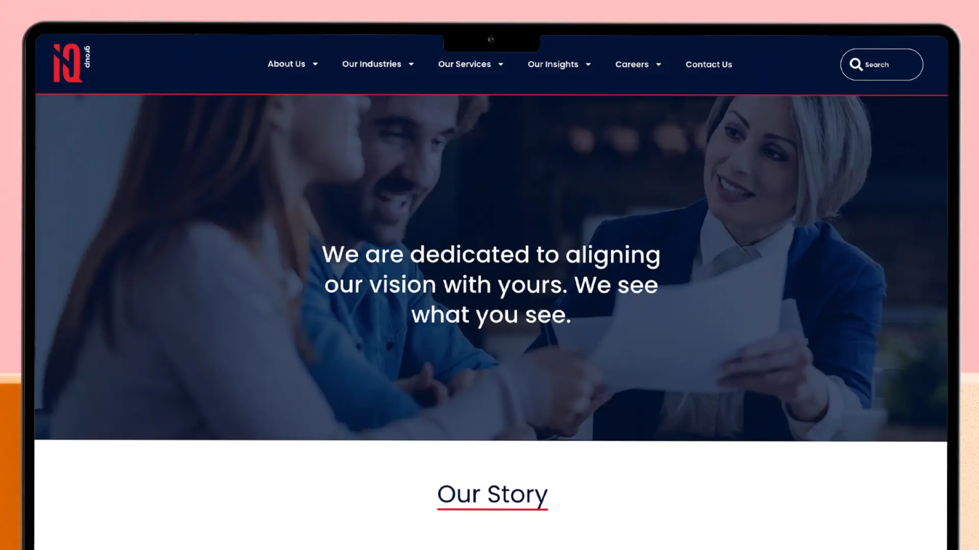 IQ Group website rebuild – content and information architecture detail