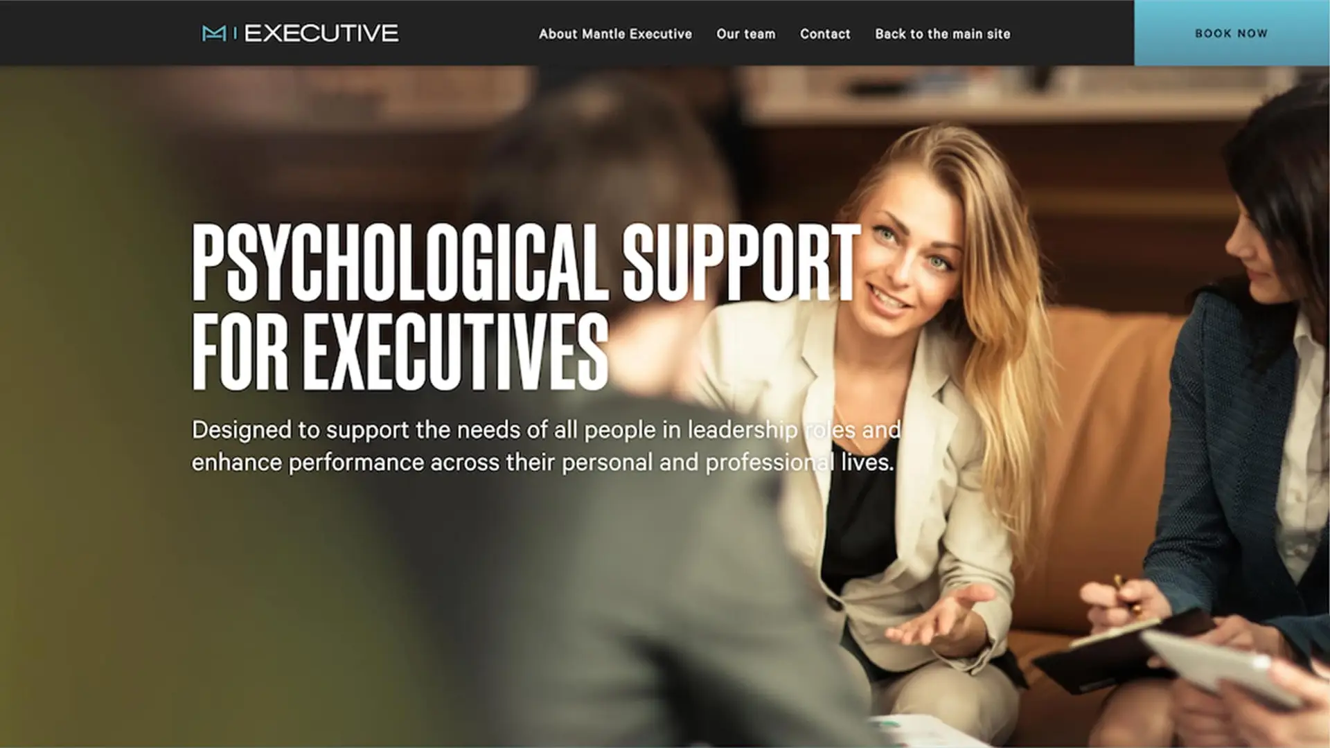 M | Executive Psychology Website Design & Brand Identity | The Animals Melbourne — image by The Animals creative agency