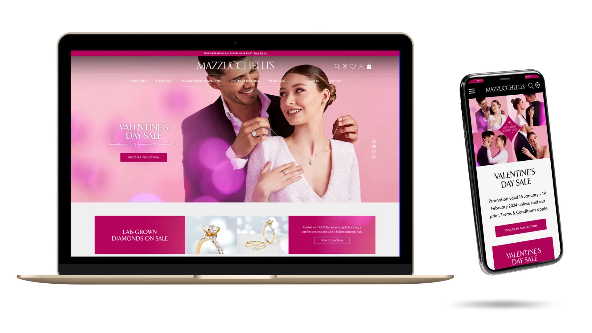 Mazzucchelli's Website Example | Creative Advertising