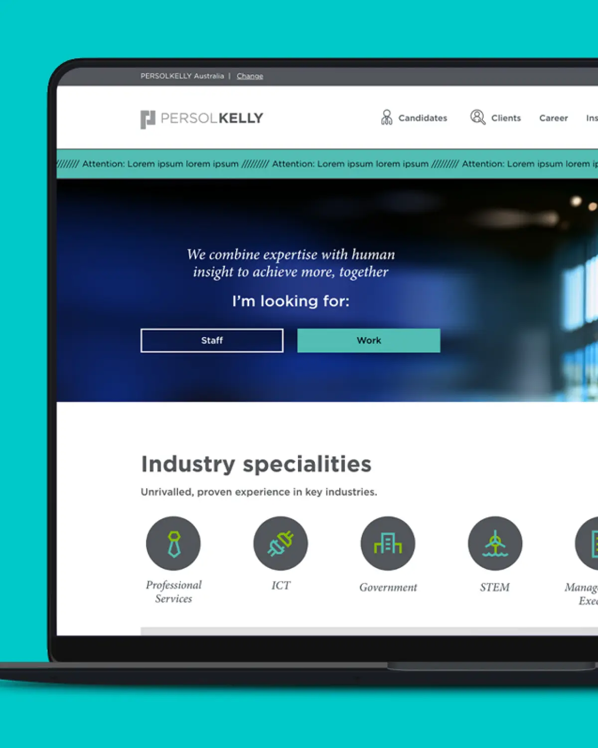 PERSOL KELLY recruitment website