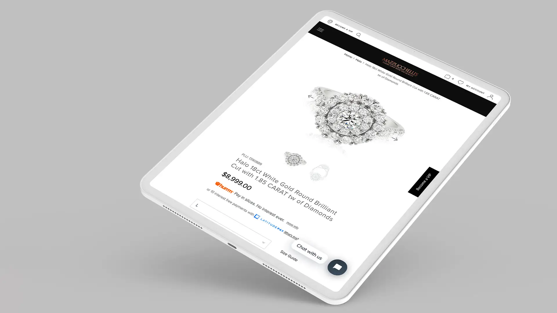 Mazzucchelli's Website Example | Creative Advertising