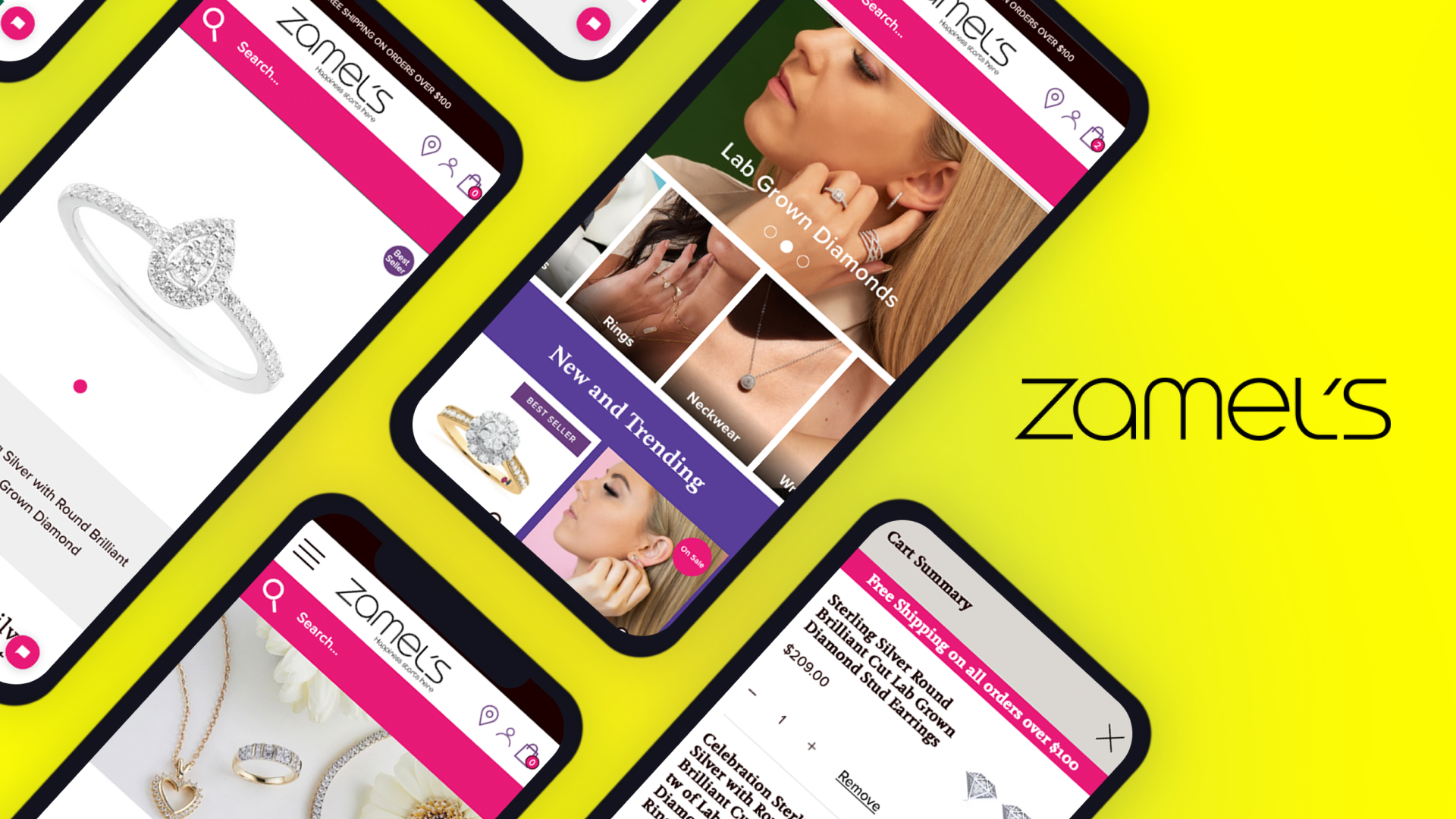Zamel's Shopify Design & Development.